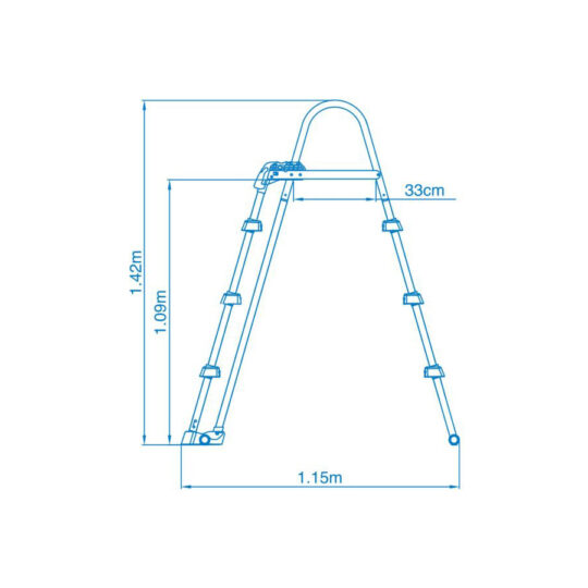 Scaletta per piscina 91-107 | INTEX 28072 - immagine 4