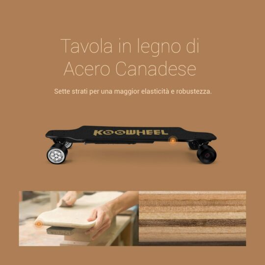 Skateboard Elettrico Kooboard 2Gen Koowheel - immagine 7